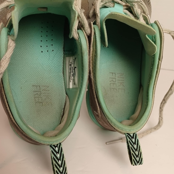 Nike Women's Free 5.0 TR Fit 4 Sneakers Teal/Gray Running Shoes Lace Up Sz 7.5 - Picture 7 of 7